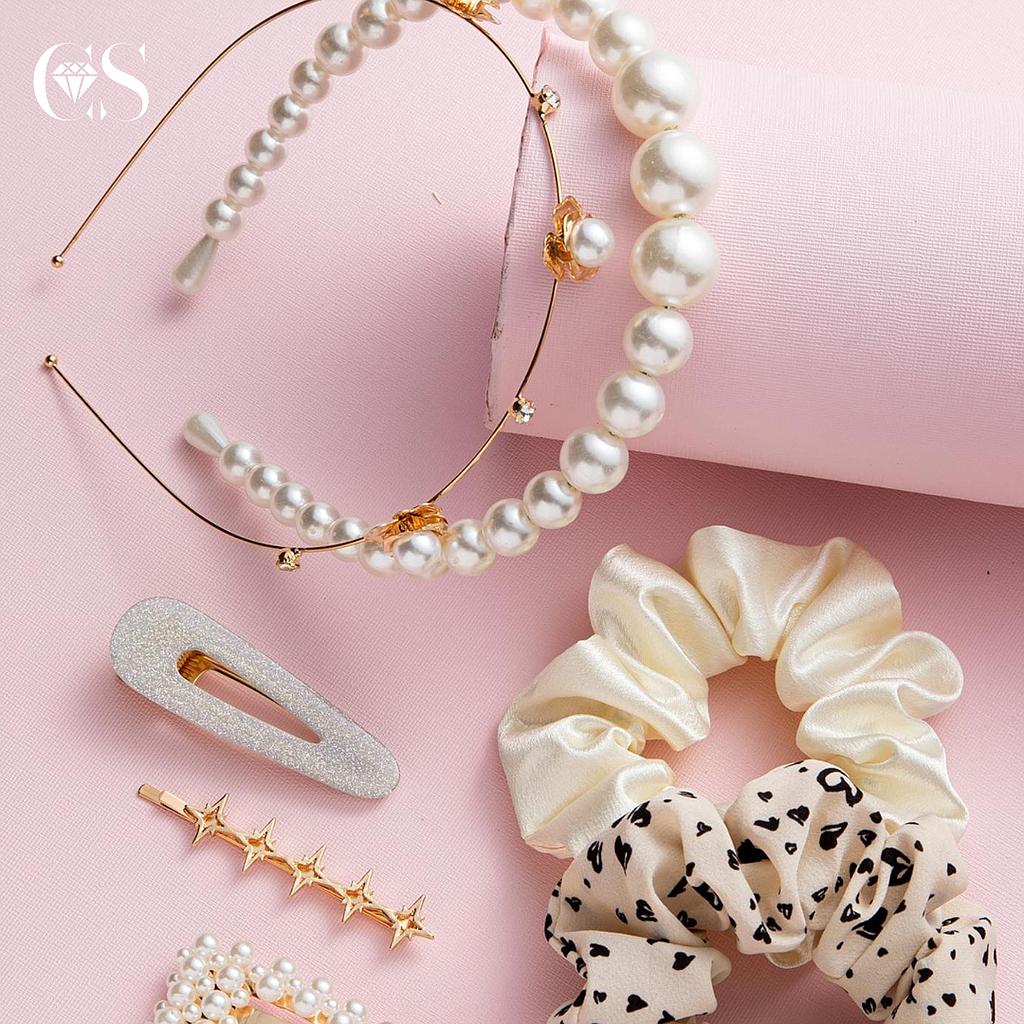 Set de 7 pcs para cabello