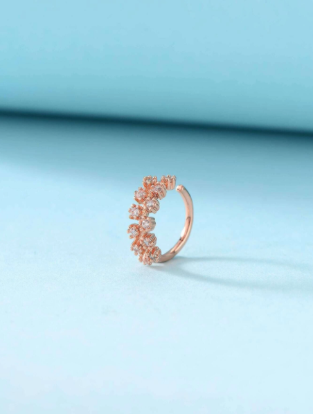 Anillo de nariz con circón
