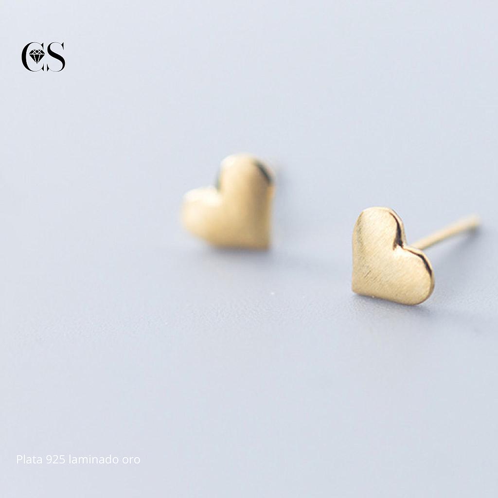 Pendientes de corazón /plata 925