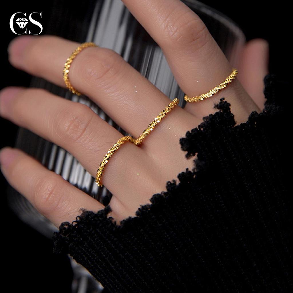 Anillo laminado gold plata 925