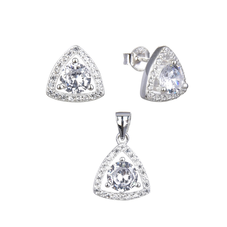 Conjunto de circones/plata 925