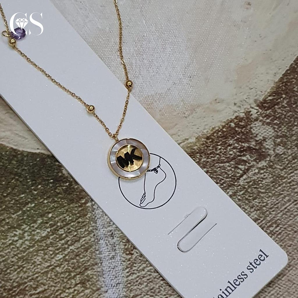 Tobillera MK Gold /Acero Inoxidable