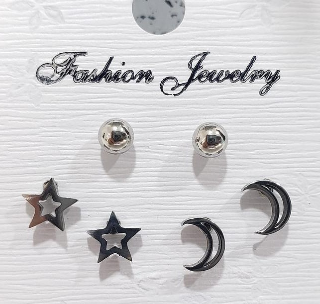 SET ARITOS LUNA Y ESTRELLA