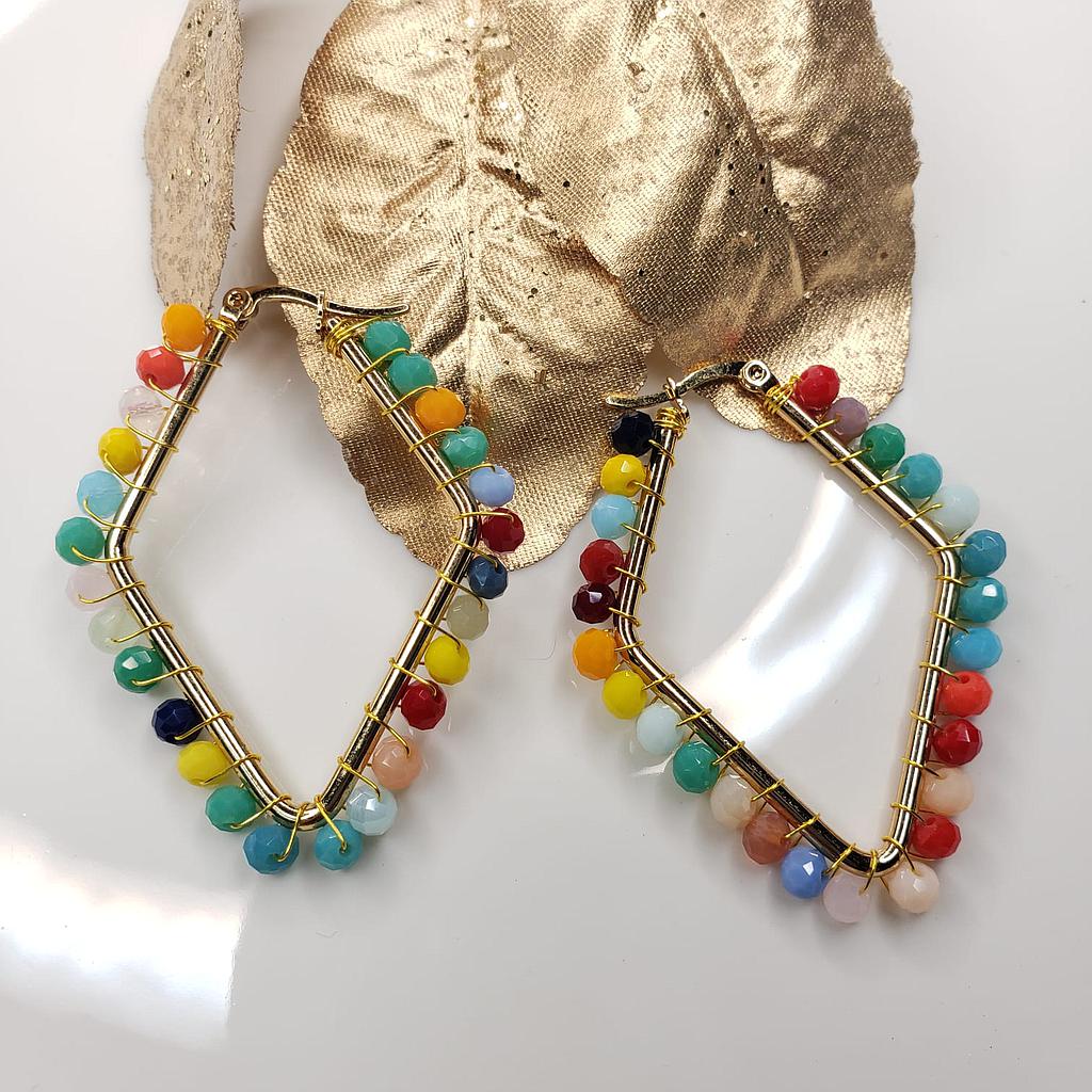 ARGOLLAS GOLD/BORLAS MULTICOLOR/DIAMOND-ACERO