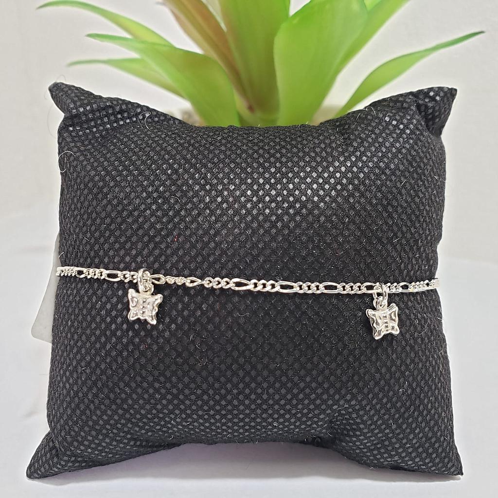 TOBILLERA MARIPOSA/PLATA 925