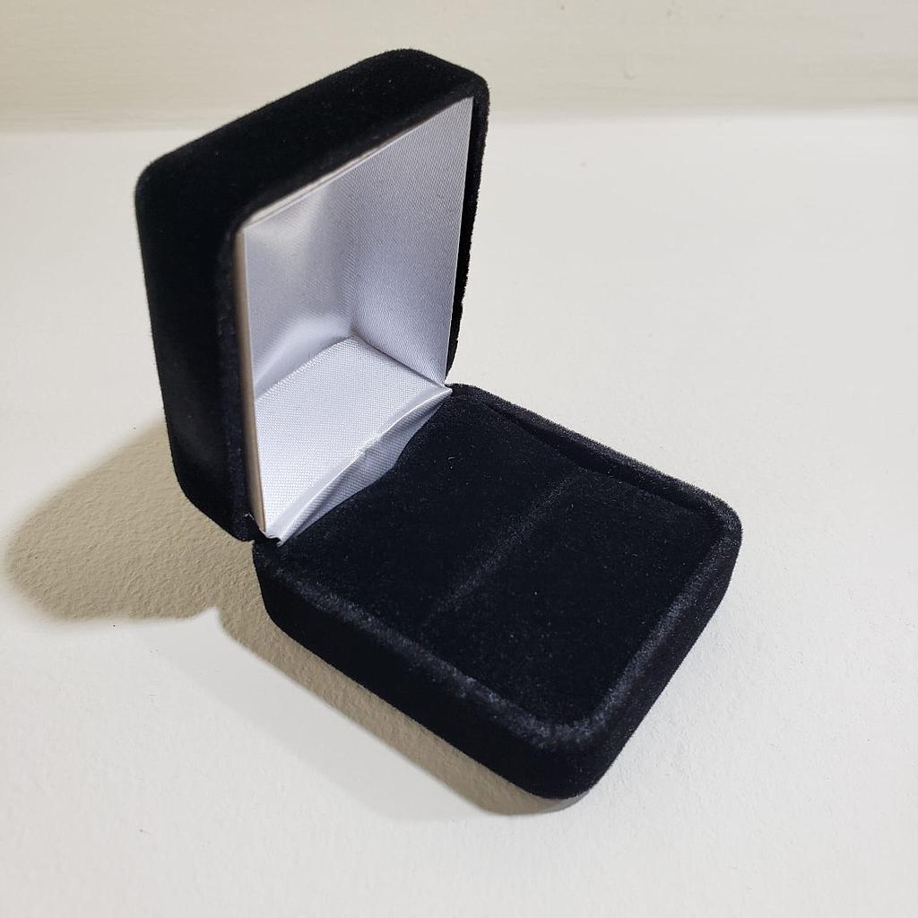 CAJA ANILLO PANA INDIVIDUAL NEGRO