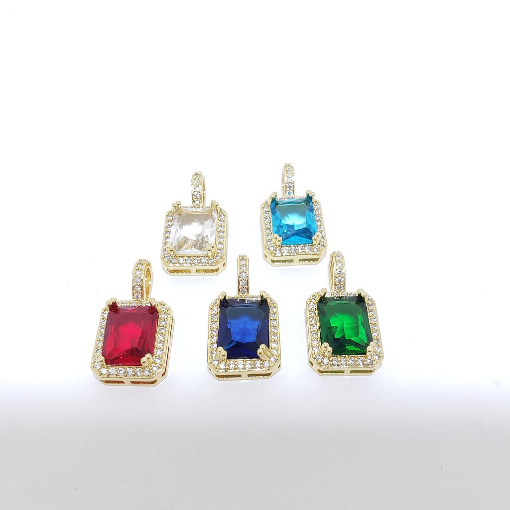 DIJES CON PIEDRAS COLORES