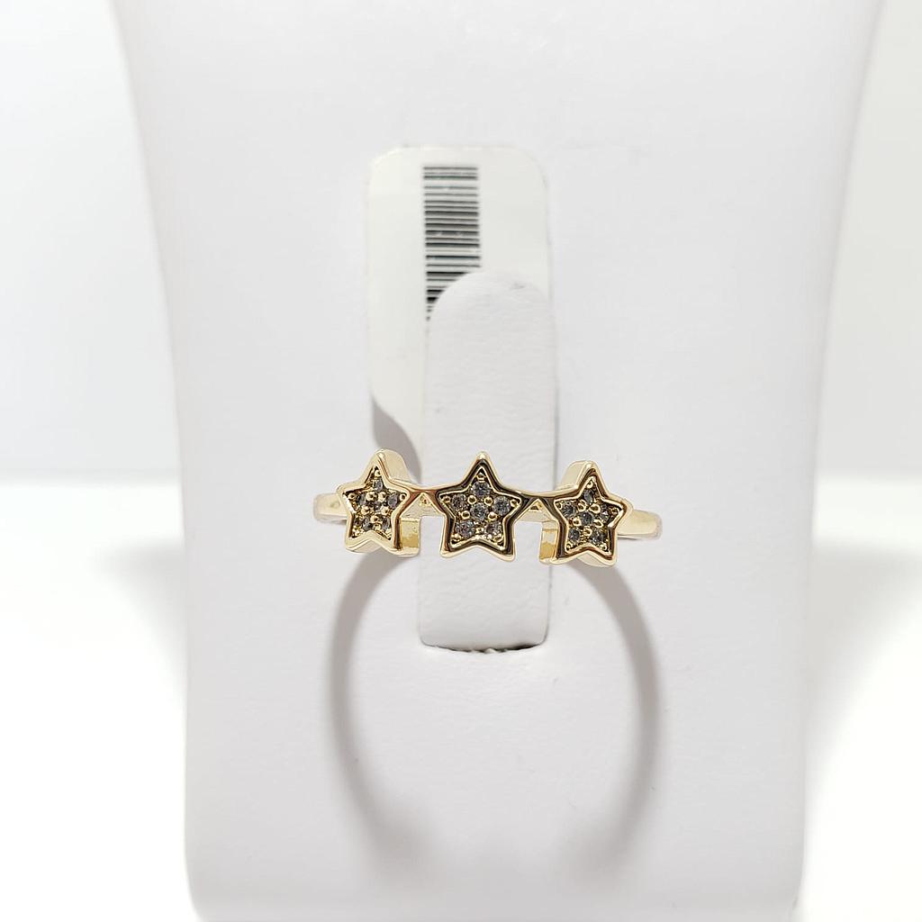 ANILLO GOLD ESTRELLA/ACERO INOXIDABLE