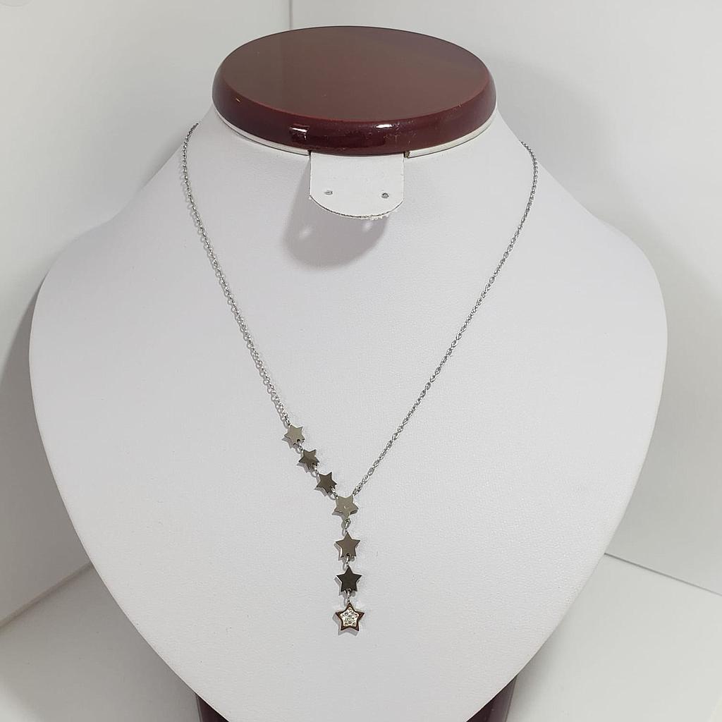 GARGANTILLA STAR/SILVER/ENCHAPE