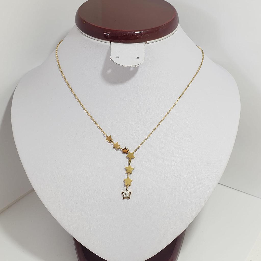 CONJUNTO ESTRELLAS ENCHAPE