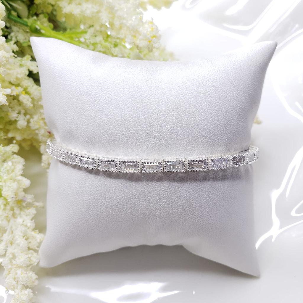 PULSERA TENNIES CON CIRCONIO PLATA 925