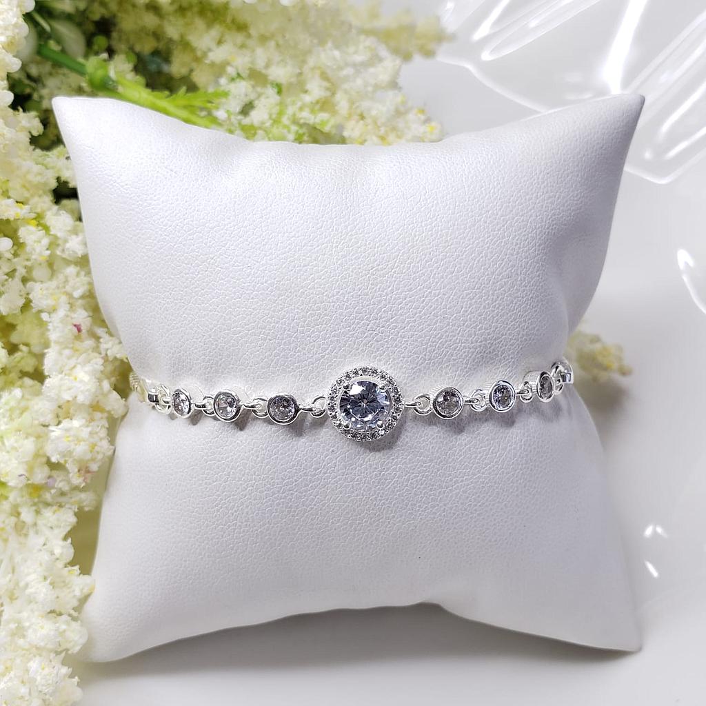 PULSERA CIRCONIO PLATA 925