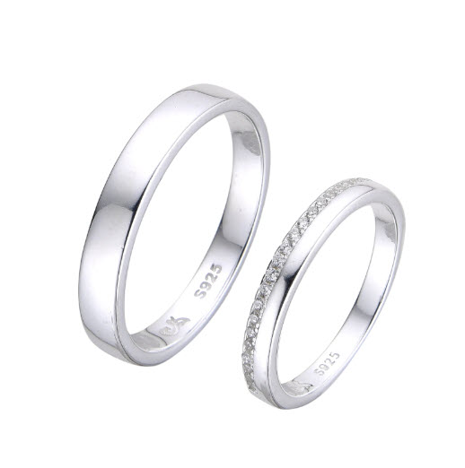 JUEGO DE DOS ANILLOS DE MATRIMONIO PARA PAREJA