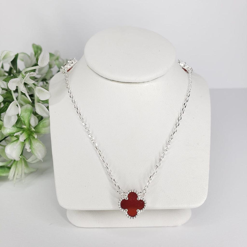 GARGANTILLA 3 DIJES VAN CLEEF PLATA 925