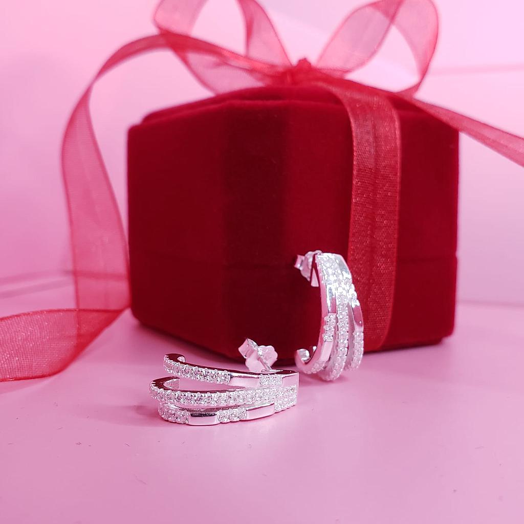 MEDIAS ARGOLLAS PLATA 925