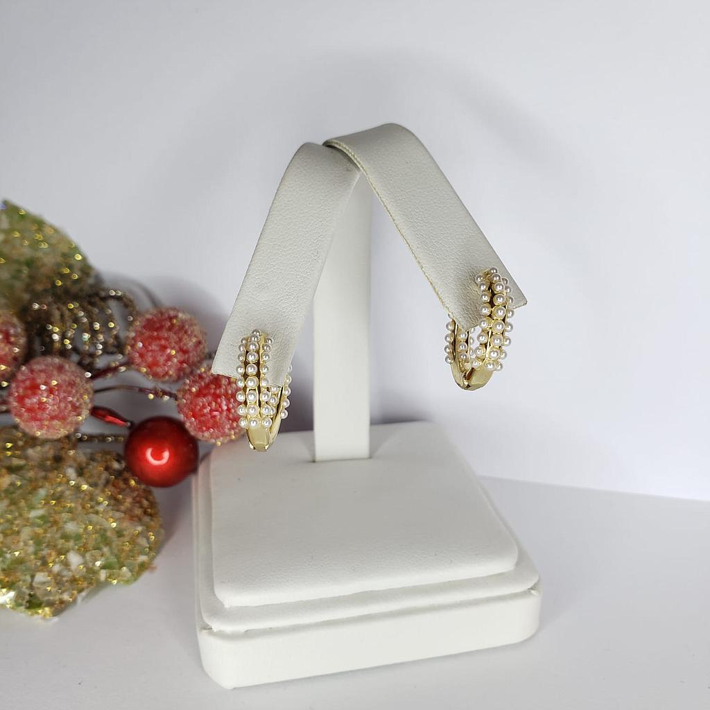 ARGOLLAS CON PERLAS GOLD